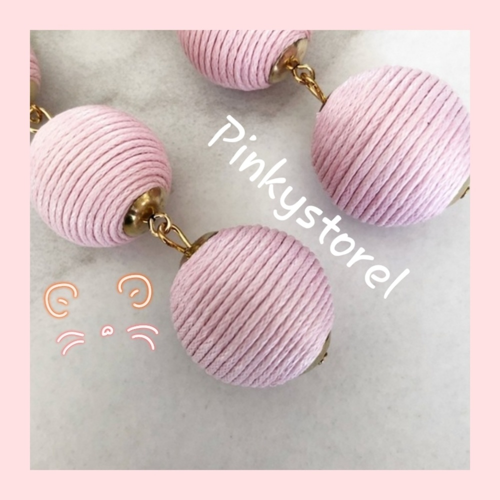 Cotton Ball Earrings - Picture 5 of 8